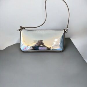 Kate Spade Bridget mirror metallic purse
